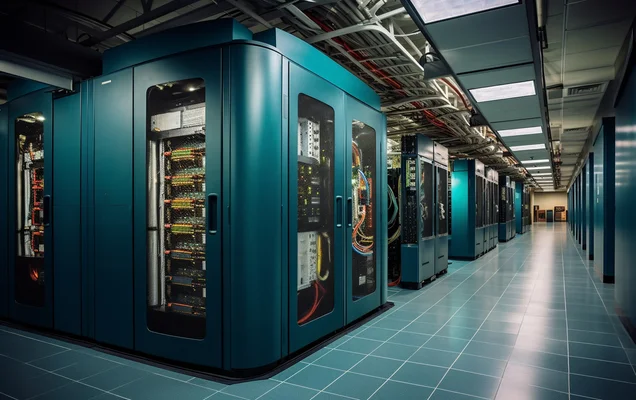 ai-generation-computer-room-supercomputing-center